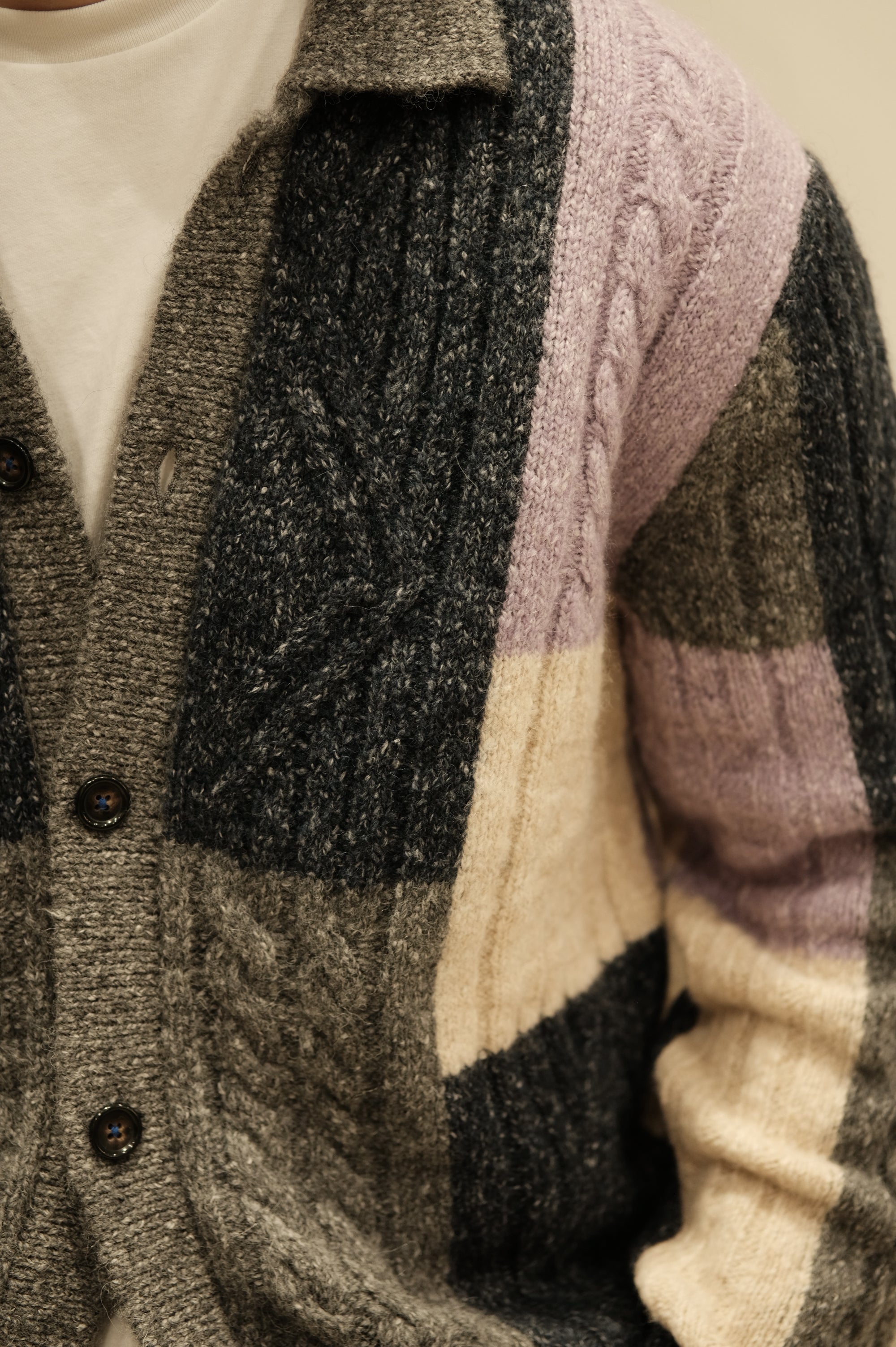 Gallia Maglia Cardigan Grish Multi Blu