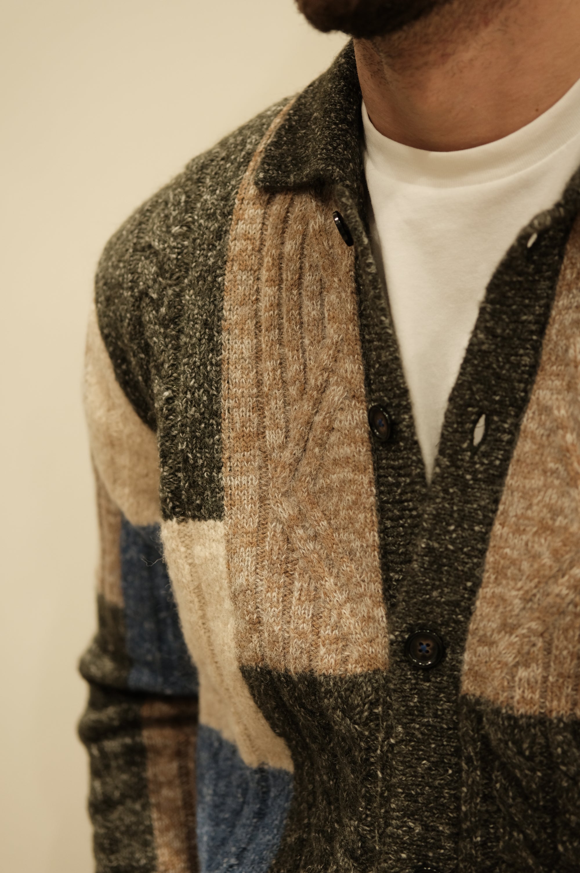 Gallia Maglia Cardigan Grish Multi Green