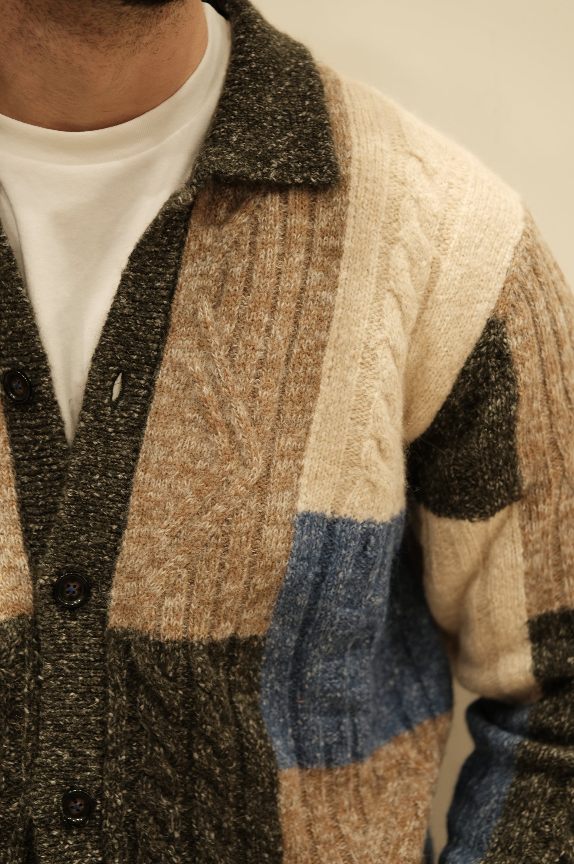 Gallia Maglia Cardigan Grish Multi Green