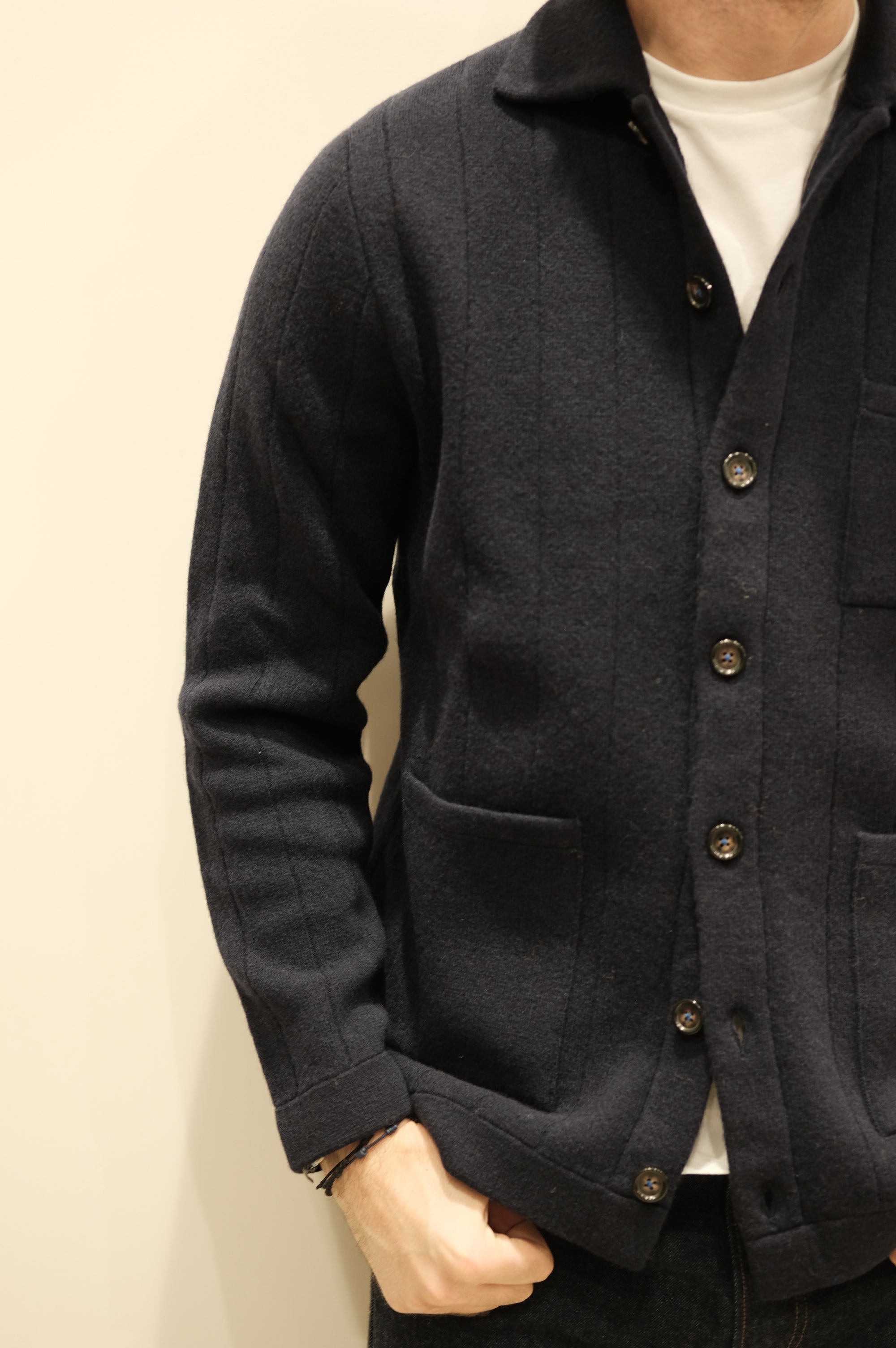 Gallia Maglia Cardigan Sting Col. Blu