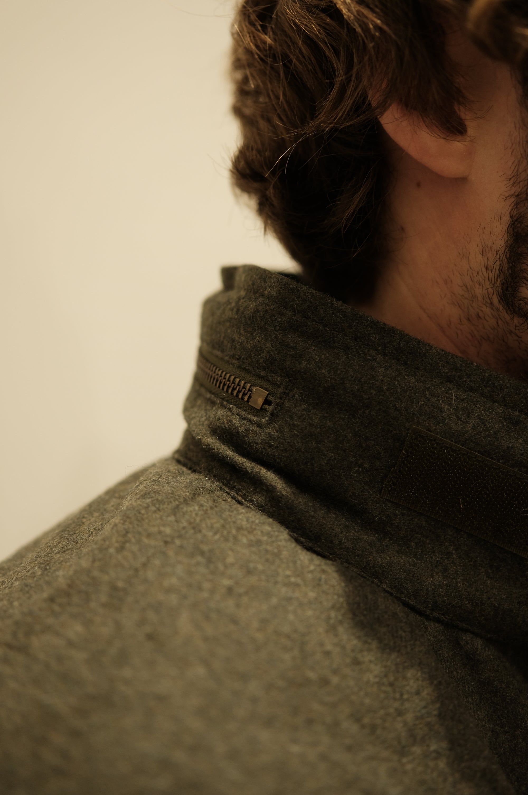 Blker Field Jacket Wool Travis Green