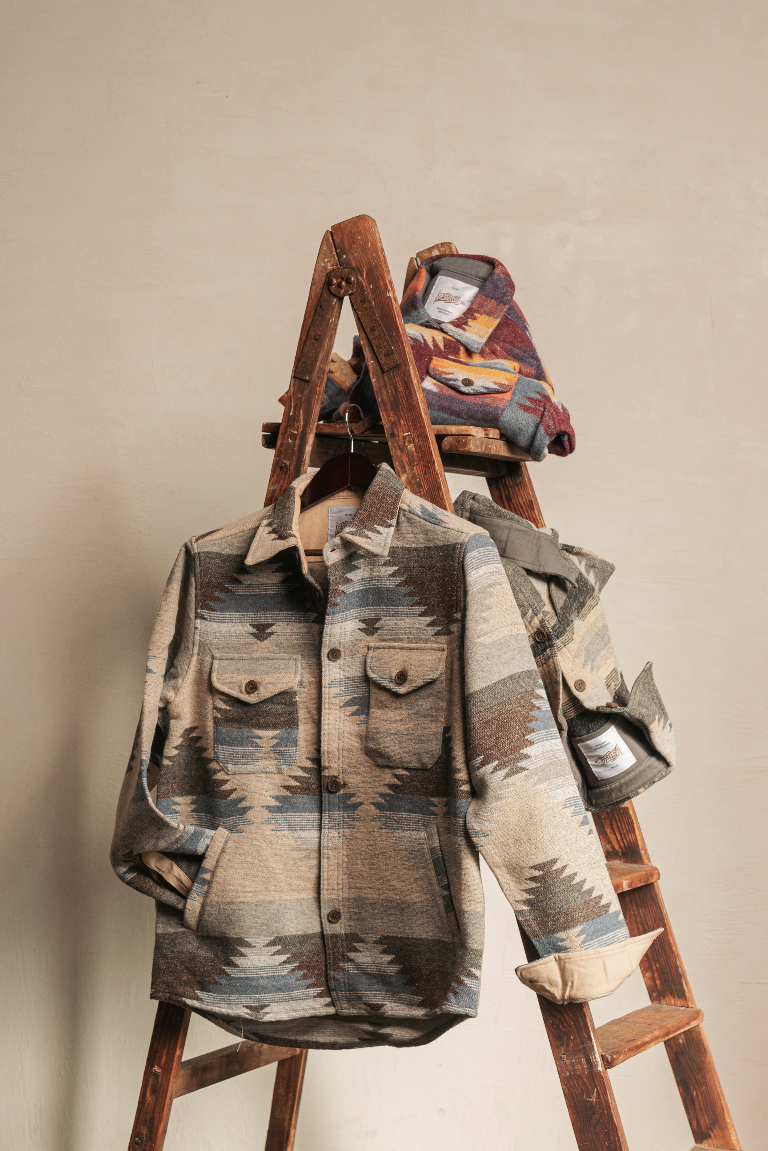 Gaffi & Co. Overshirt Navajo Wine