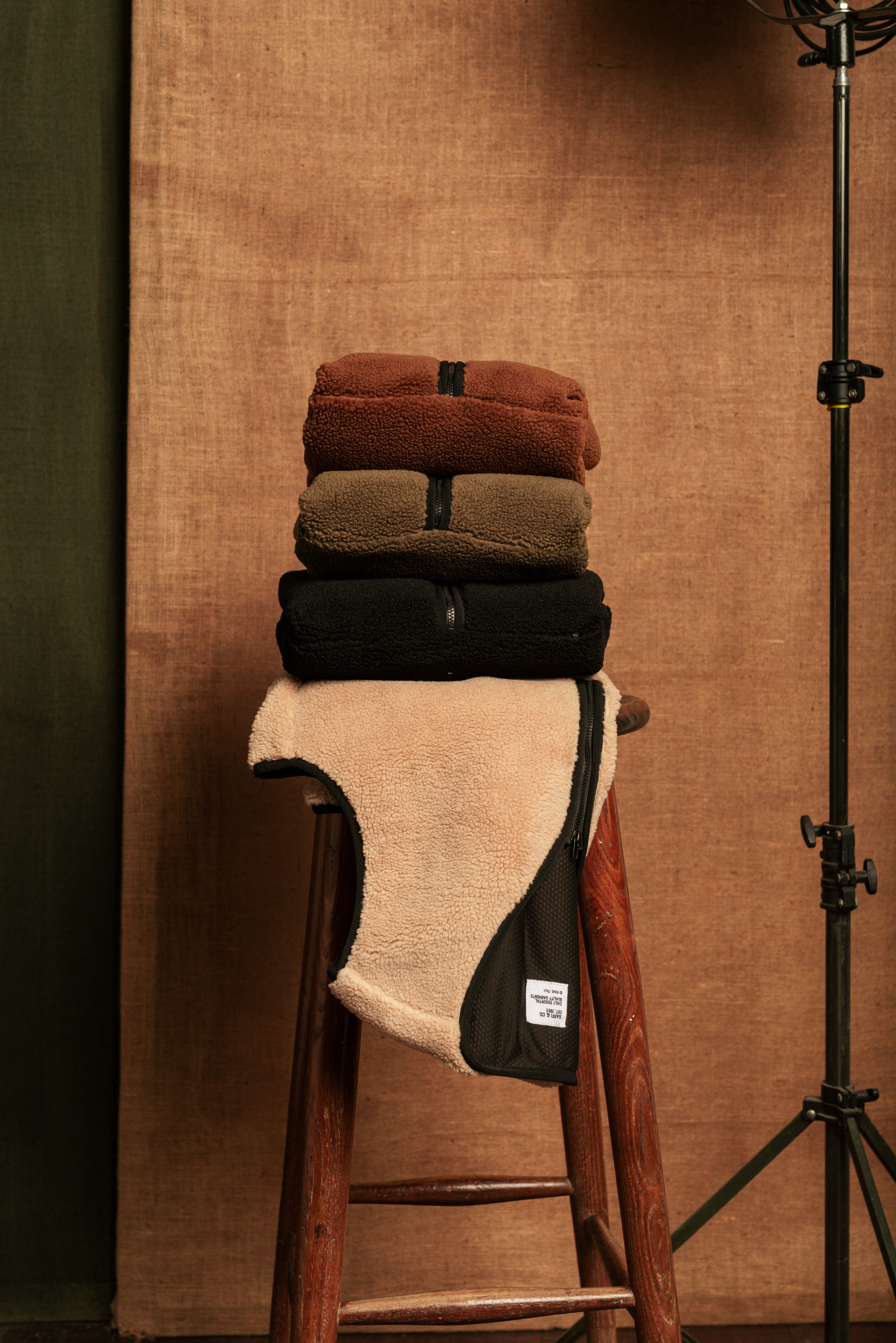 Gaffi & Co. Sherpa Vest Nero