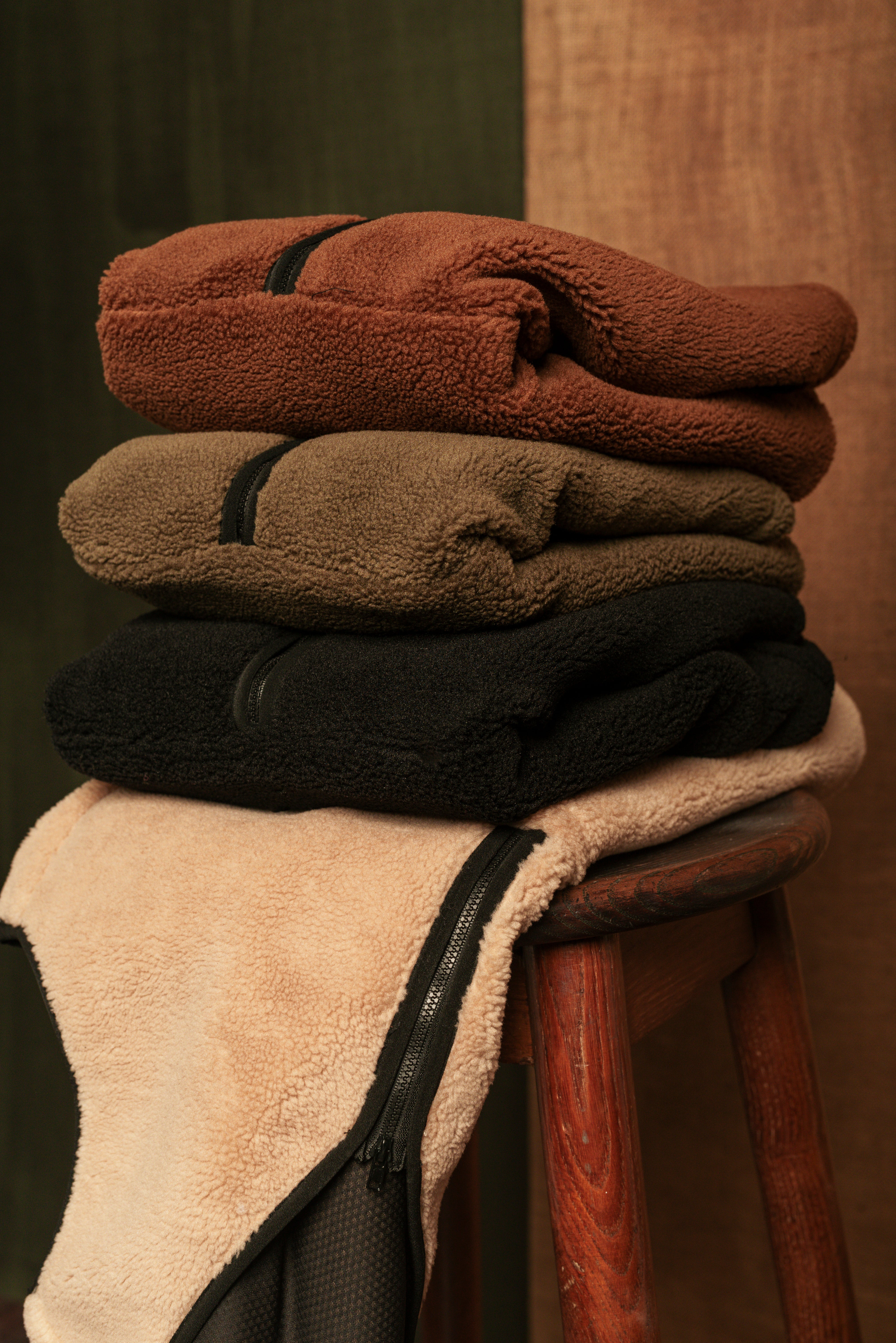 Gaffi & Co. Sherpa Vest Oliva