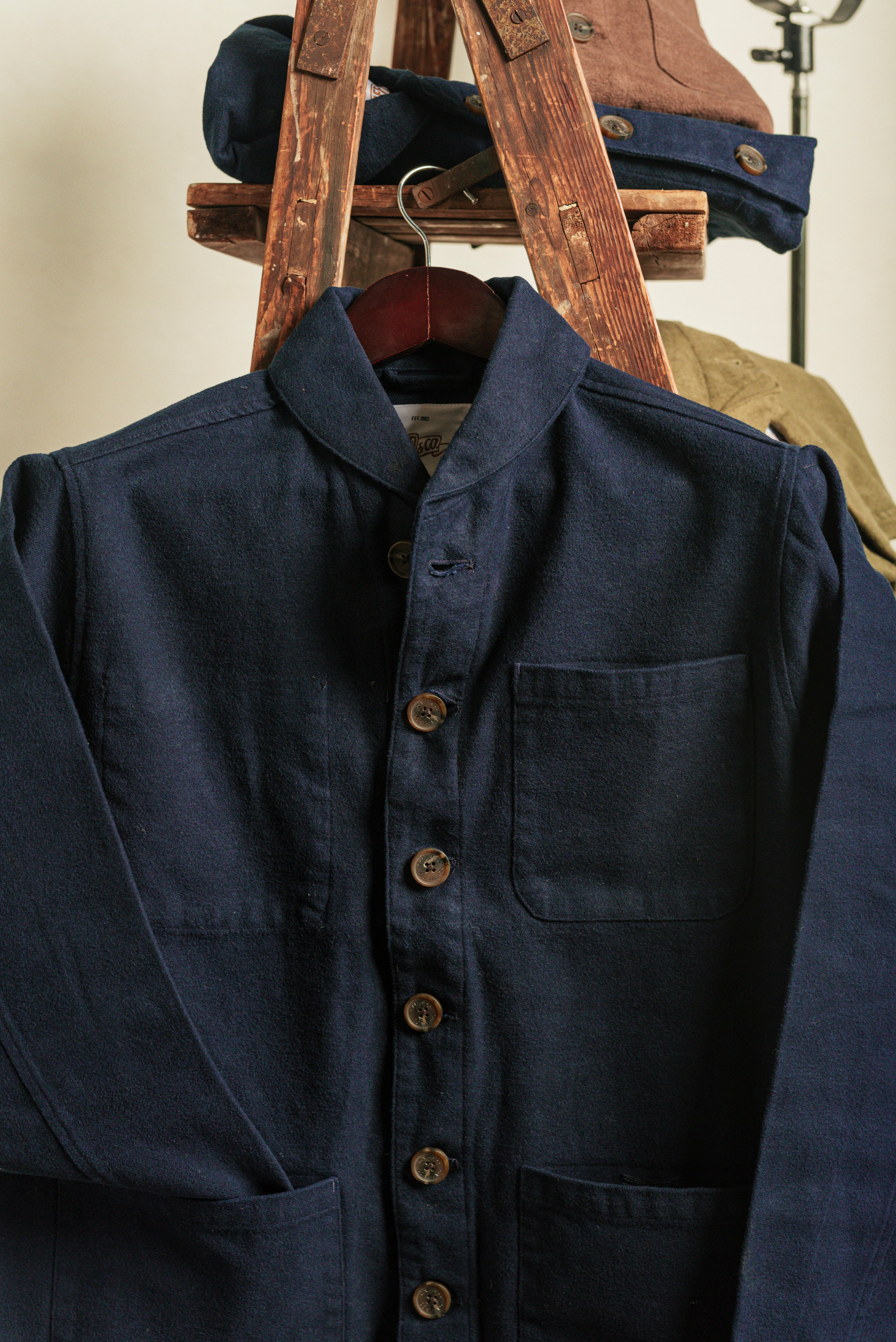 Gaffi & Co. Work Jacket Moleskine Indigo