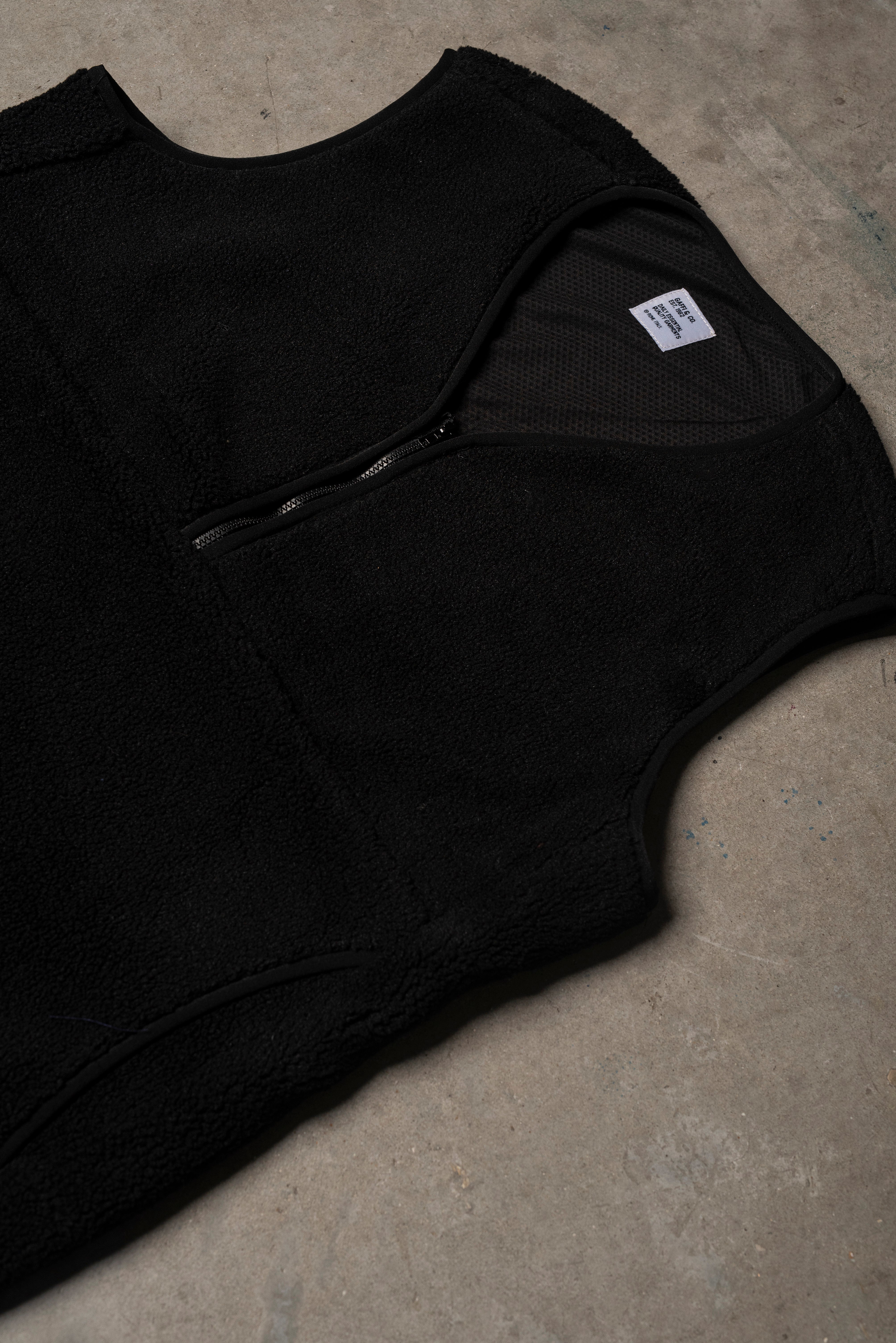 Gaffi & Co. Sherpa Vest Nero