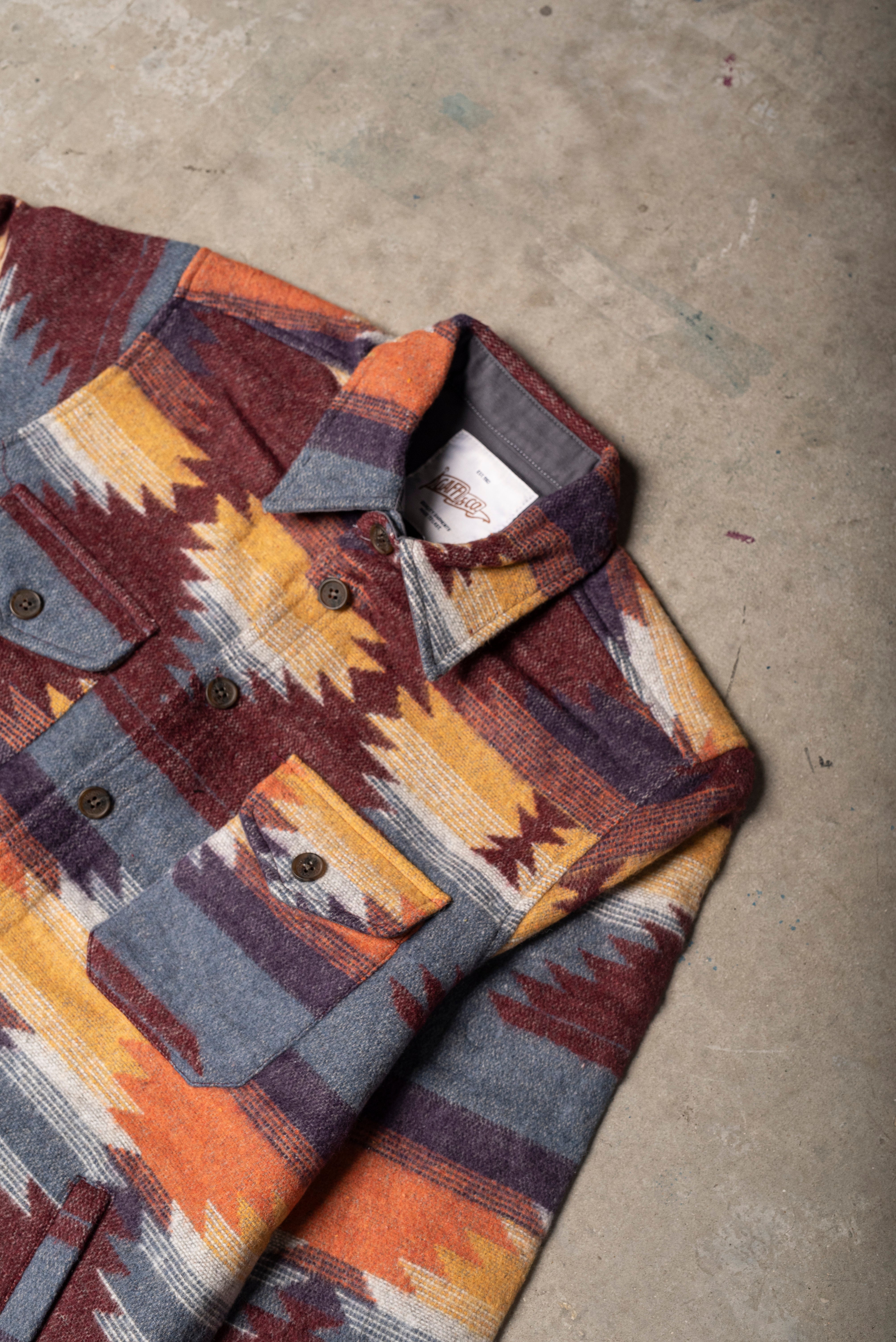 Gaffi & Co. Overshirt Navajo Wine