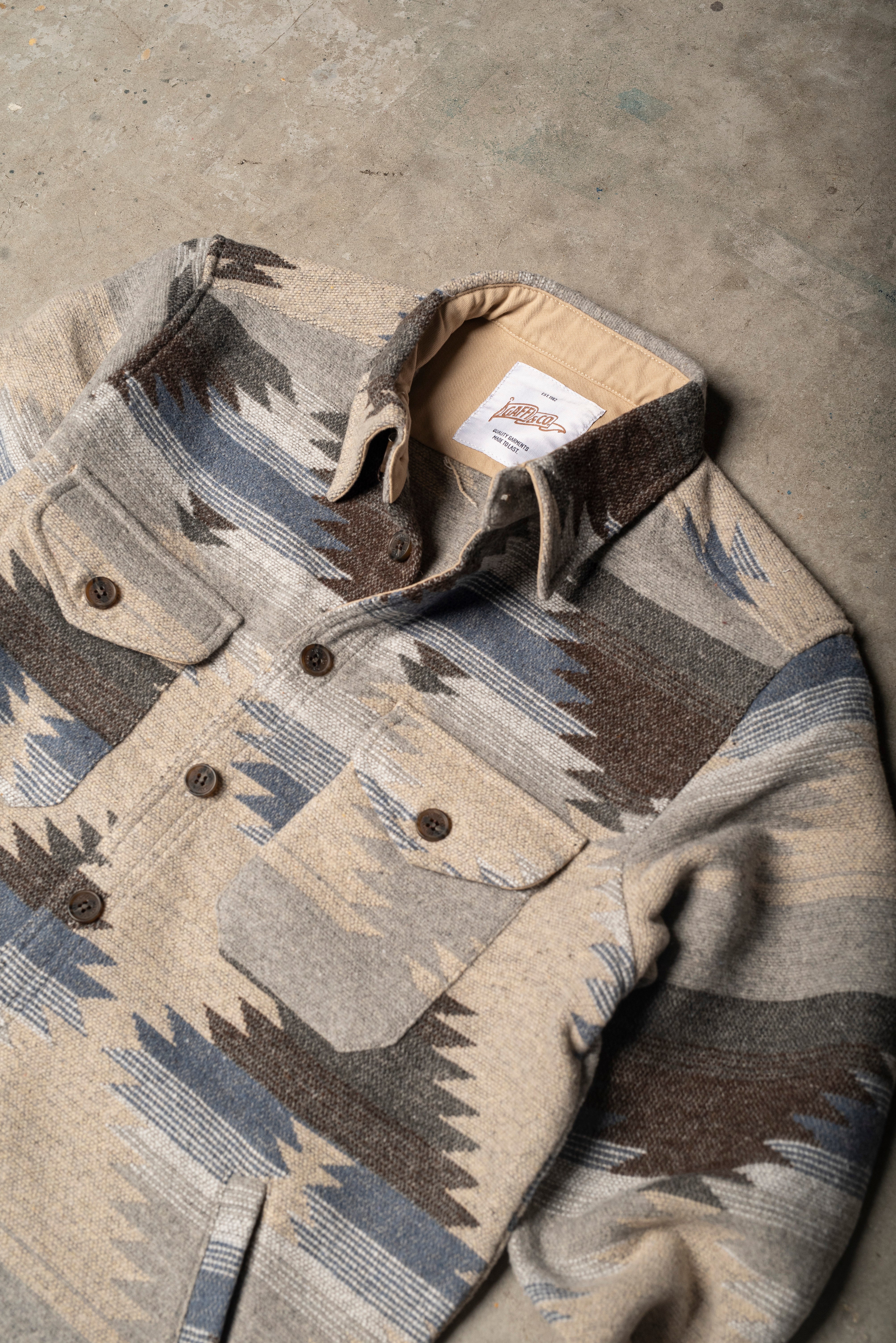 Gaffi & Co. Overshirt Navajo Caffè