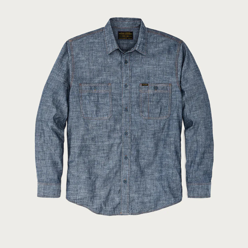 Filson Cotton Chambray CPO Rinsed Indigo