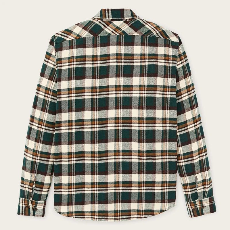 Filson The Rangeland Flannel Shirt Green/Bronze Plaid