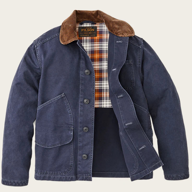 Filson Canvas Outfitter Jacket Blue Mussel