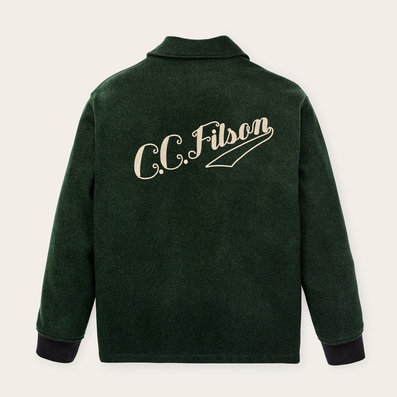 Filson Mackinaw Wool Coach's Jacket Vintage Pine