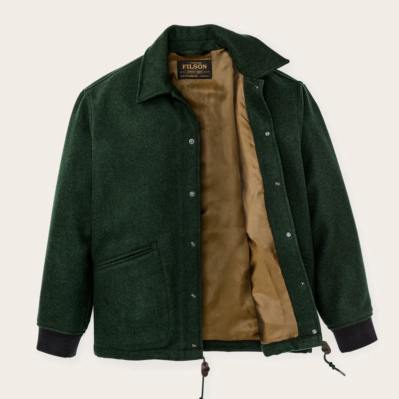 Filson Mackinaw Wool Coach's Jacket Vintage Pine