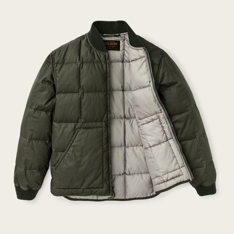 Filson Heritage Cotton Down Jacket Beluga