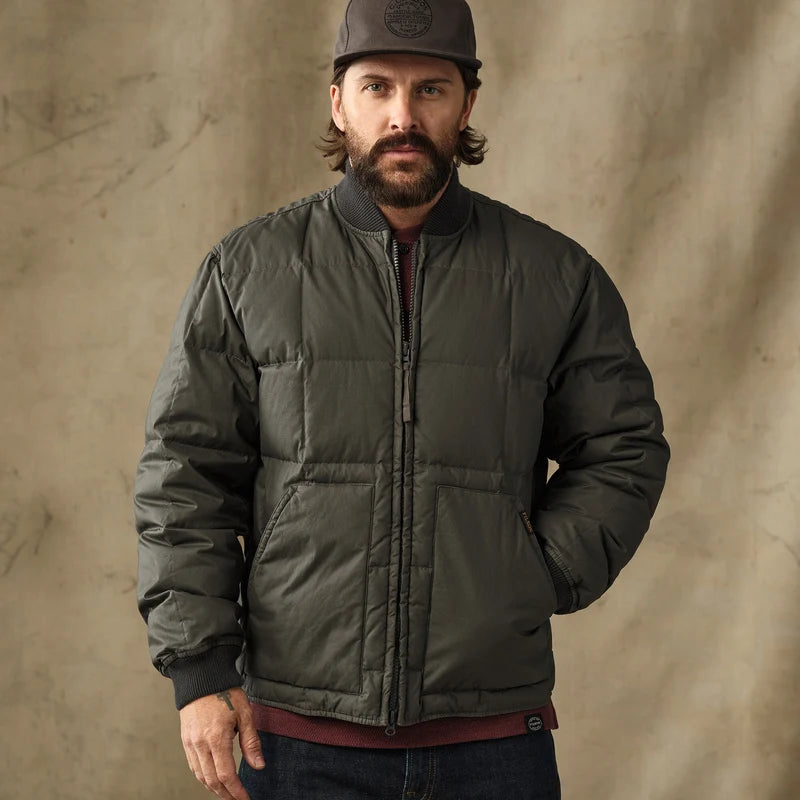 Filson Heritage Cotton Down Jacket Beluga
