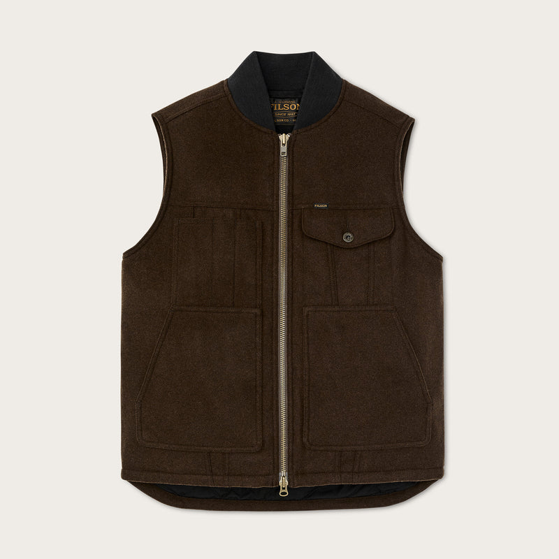Filson Spokane Insulated Work Vest Beaver Brown