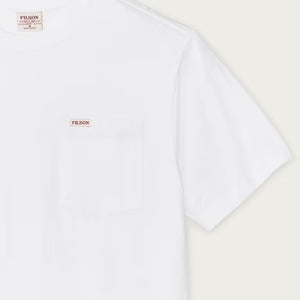 Filson Pocket T-Shirt 16/1 Cotton Jersey Bright White