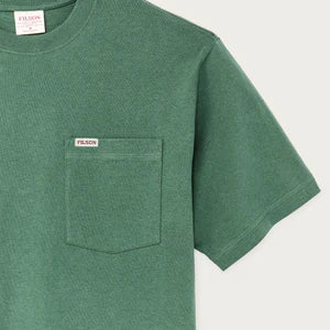 Filson Pocket T-Shirt 16/1 Cotton Jersey Olive Green