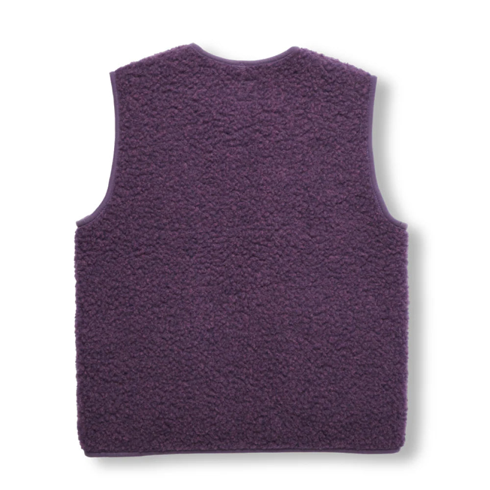 Coldbreaker Wool Vest Pepitko Violet