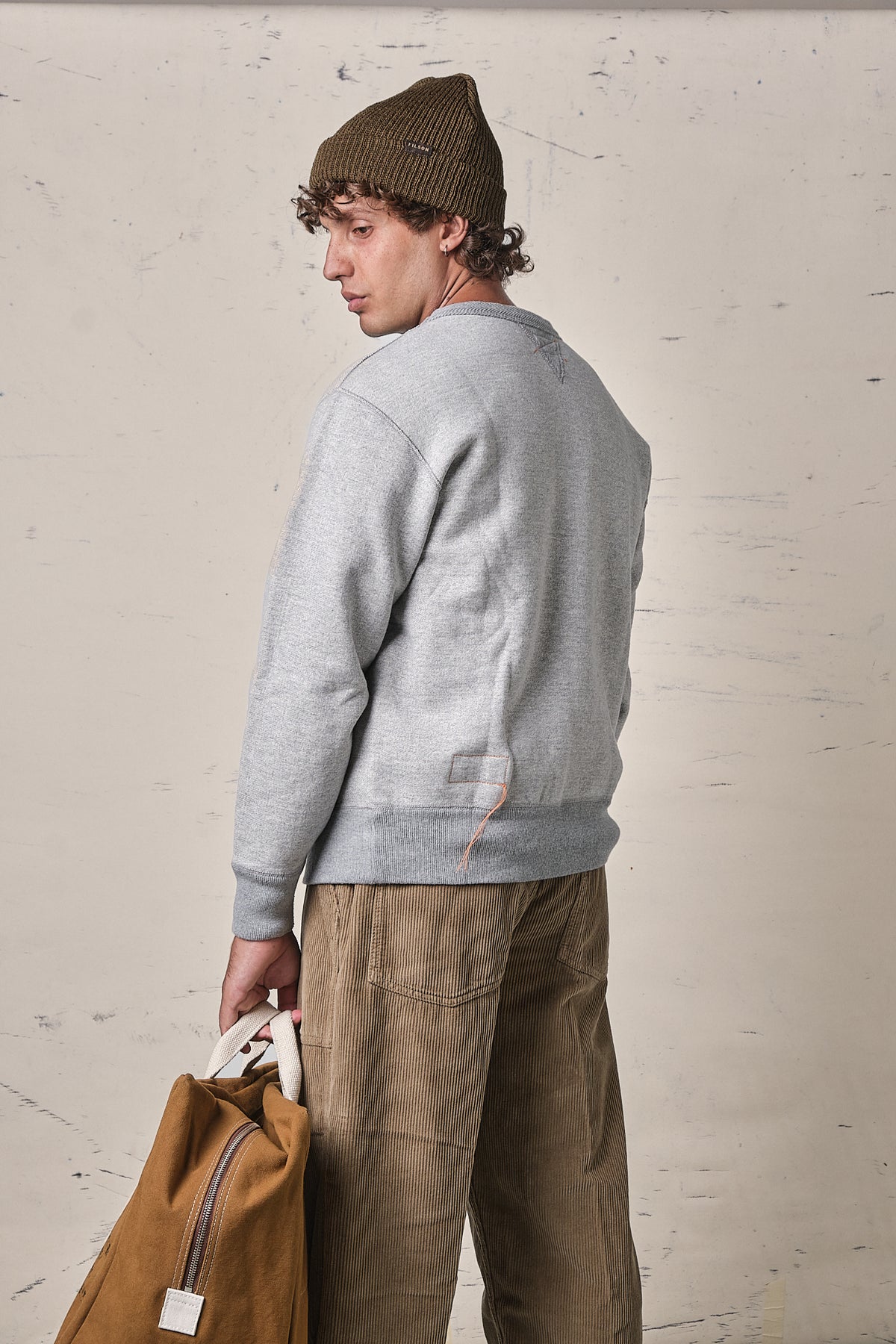 Fortela Felpa Girocollo Jersey Grey Melange