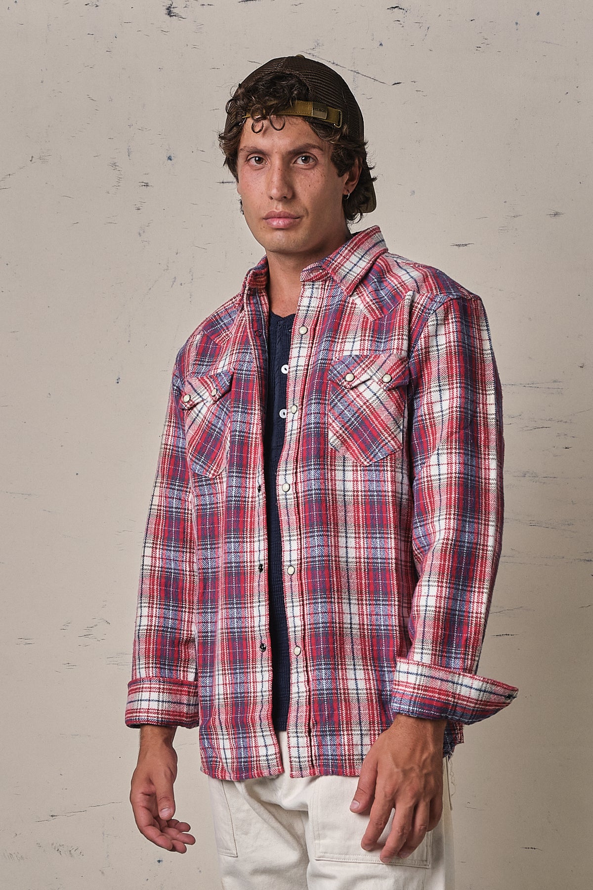 Fortela Josh Texan Flannel Shirt Check 1