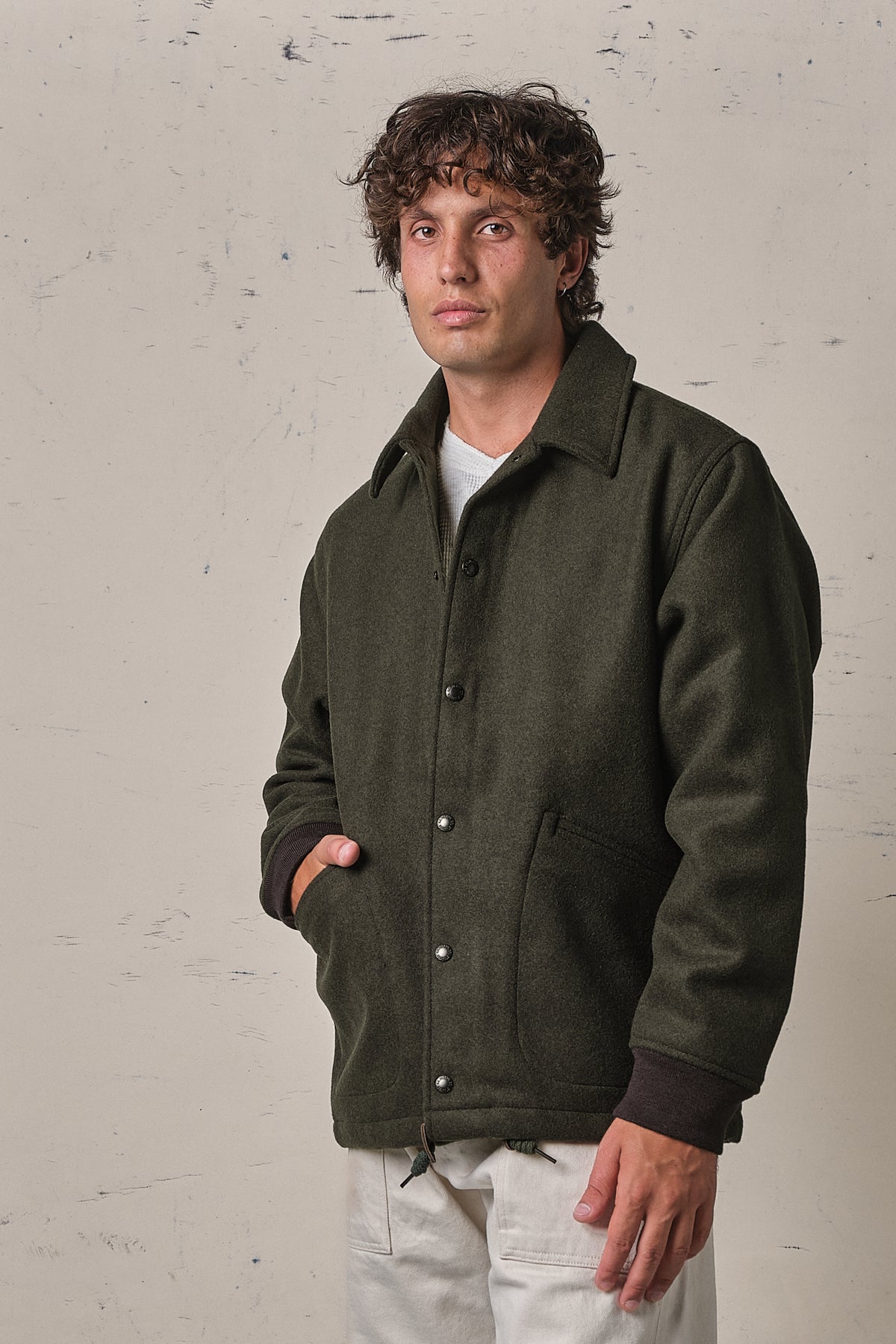Filson Mackinaw Wool Coach's Jacket Vintage Pine