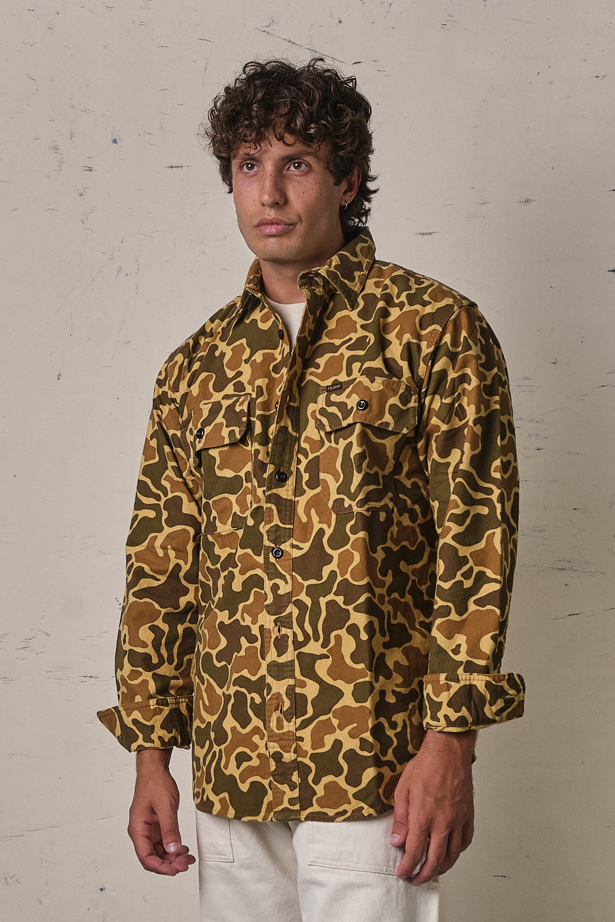 Filson Field Flannel Shirt Buckskin Camo