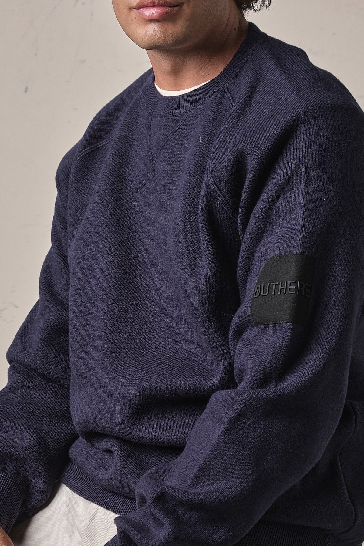 Outhere Woodveil Maglia Cotone/Lana Navy