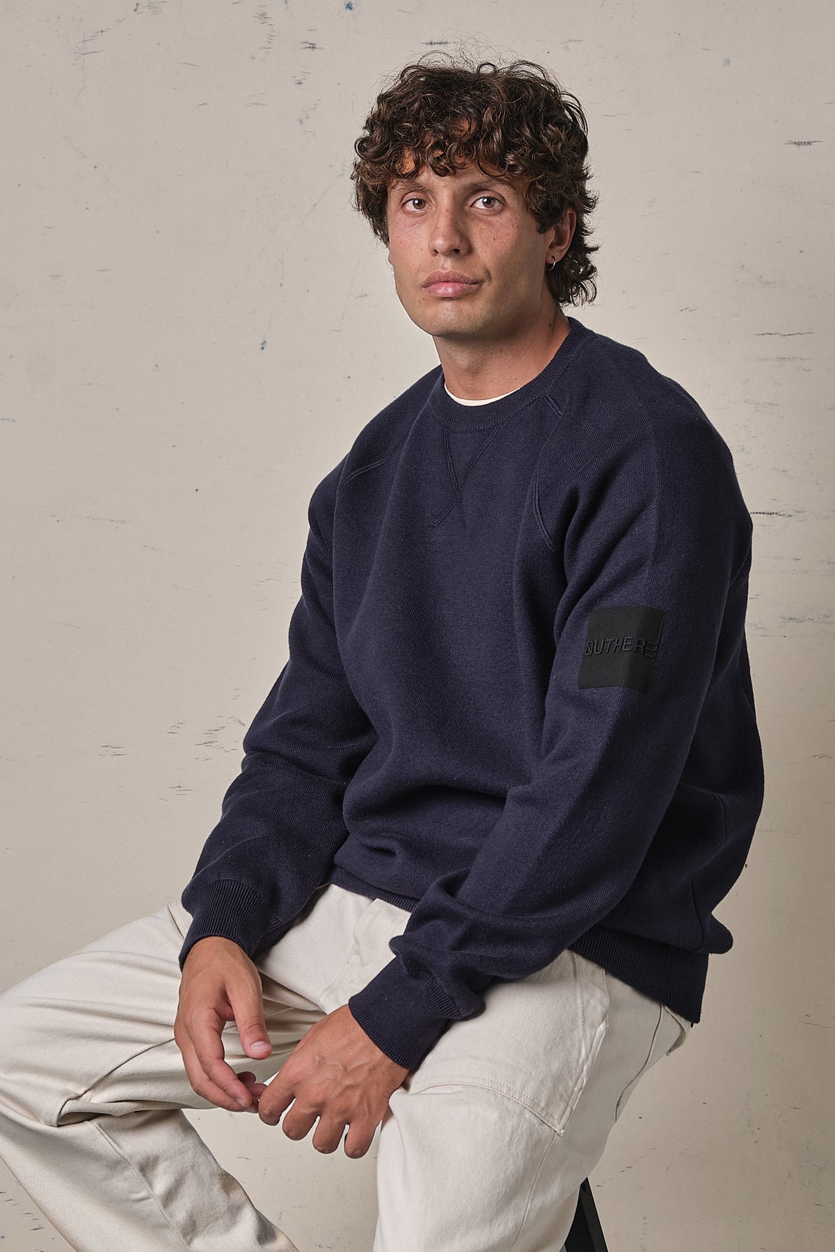 Outhere Woodveil Maglia Cotone/Lana Navy