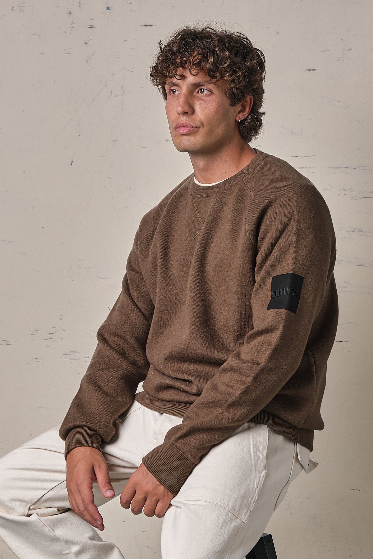 Outhere Woodveil Maglia Cotone/Lana Sepia