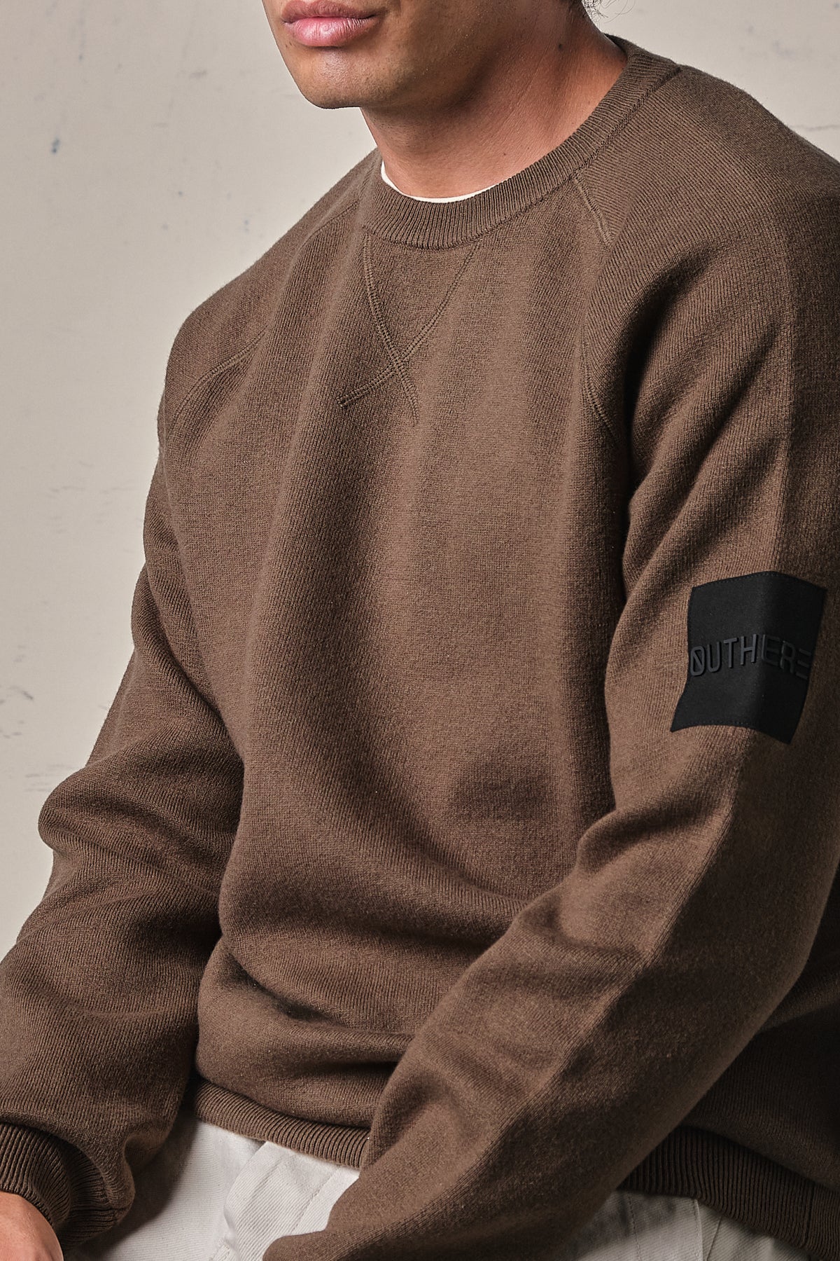 Outhere Woodveil Maglia Cotone/Lana Sepia