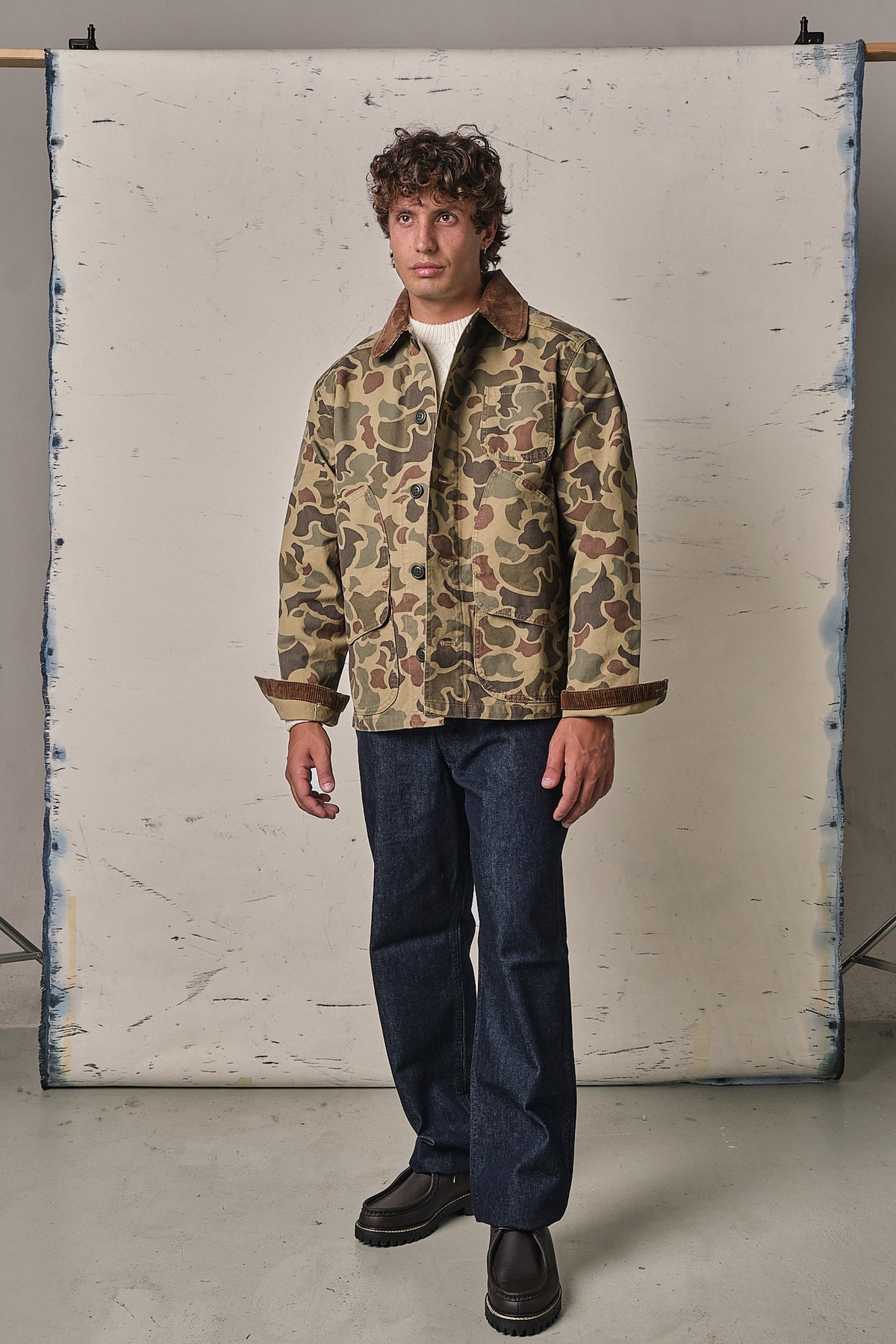 Filson Canvas Outfitter Jacket Tundra Shrub Camo