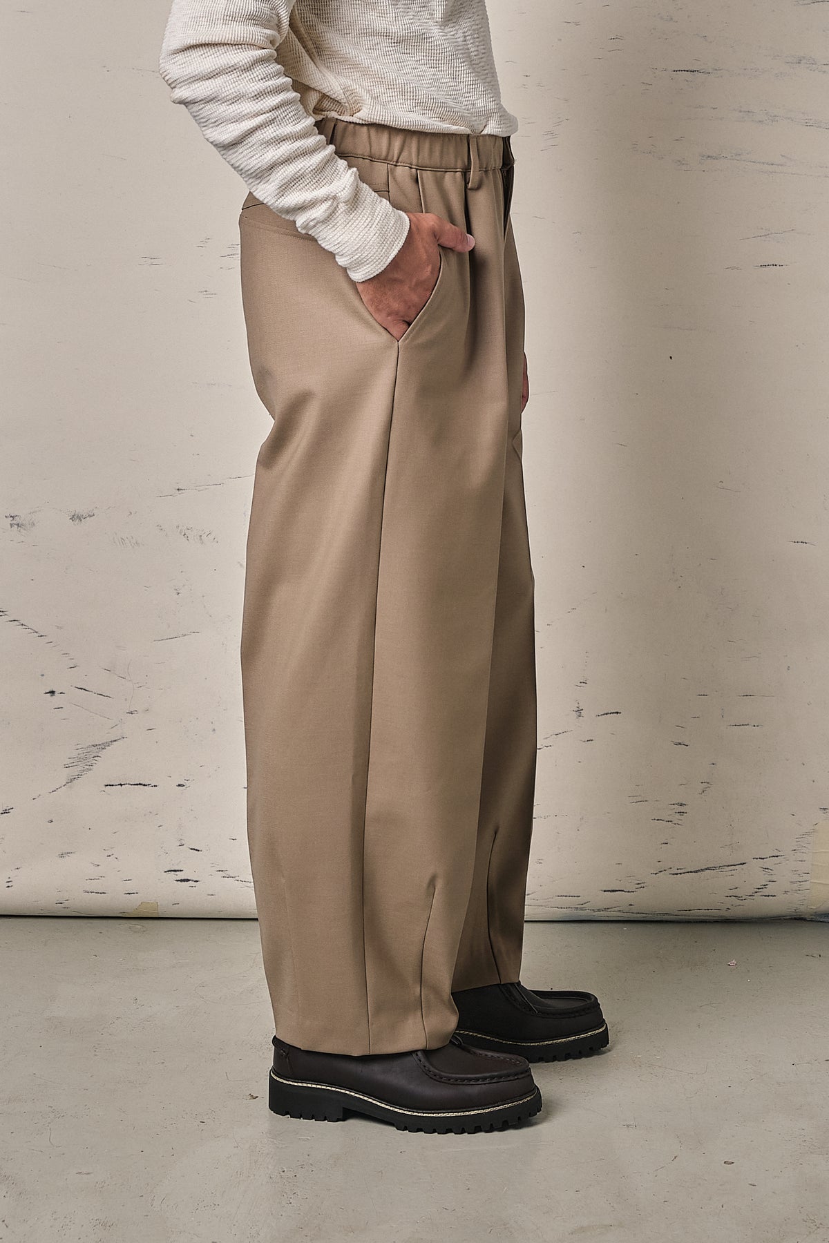Bonheur Pantalone Japan Kochi Beige
