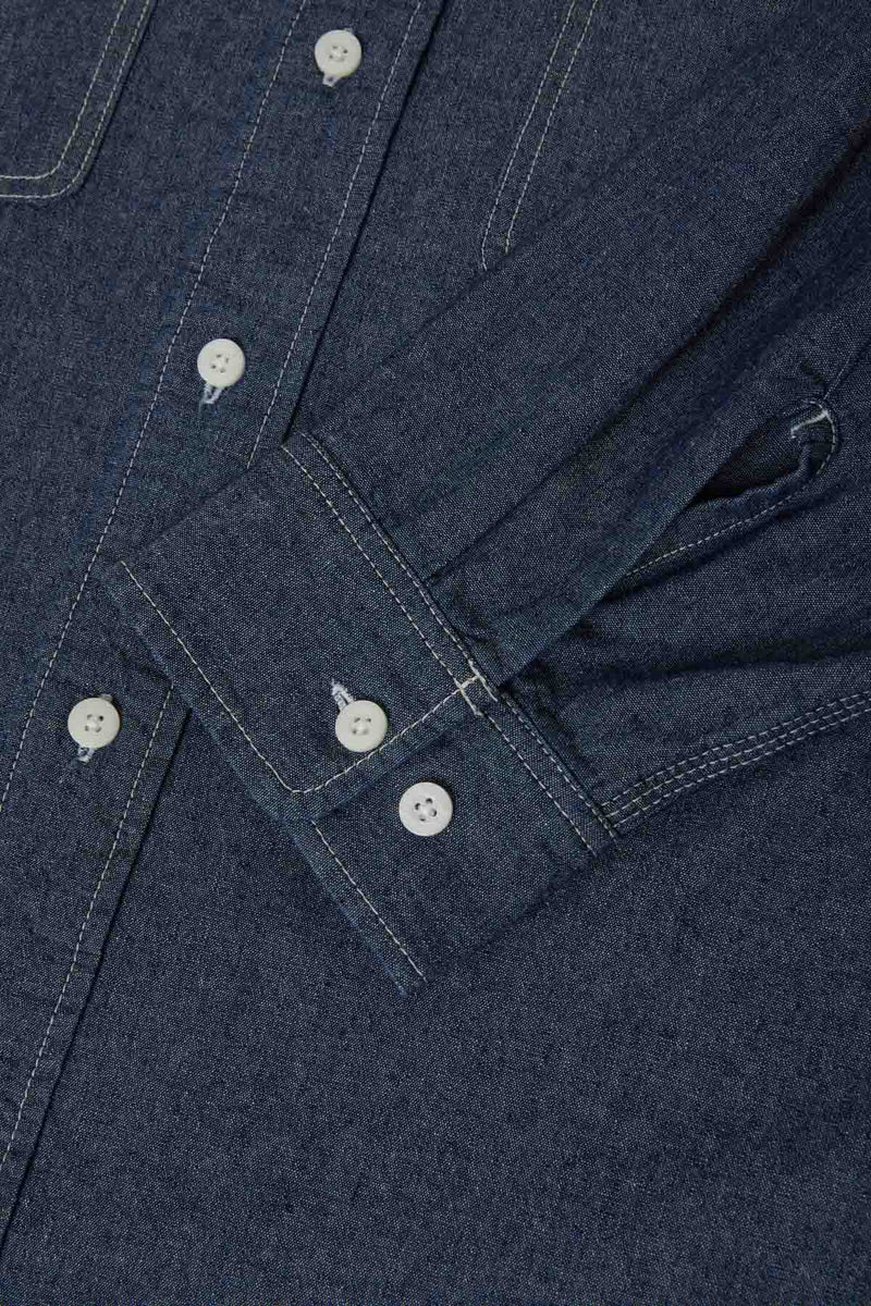 Universal Overall Chambray Work Shirt Navy