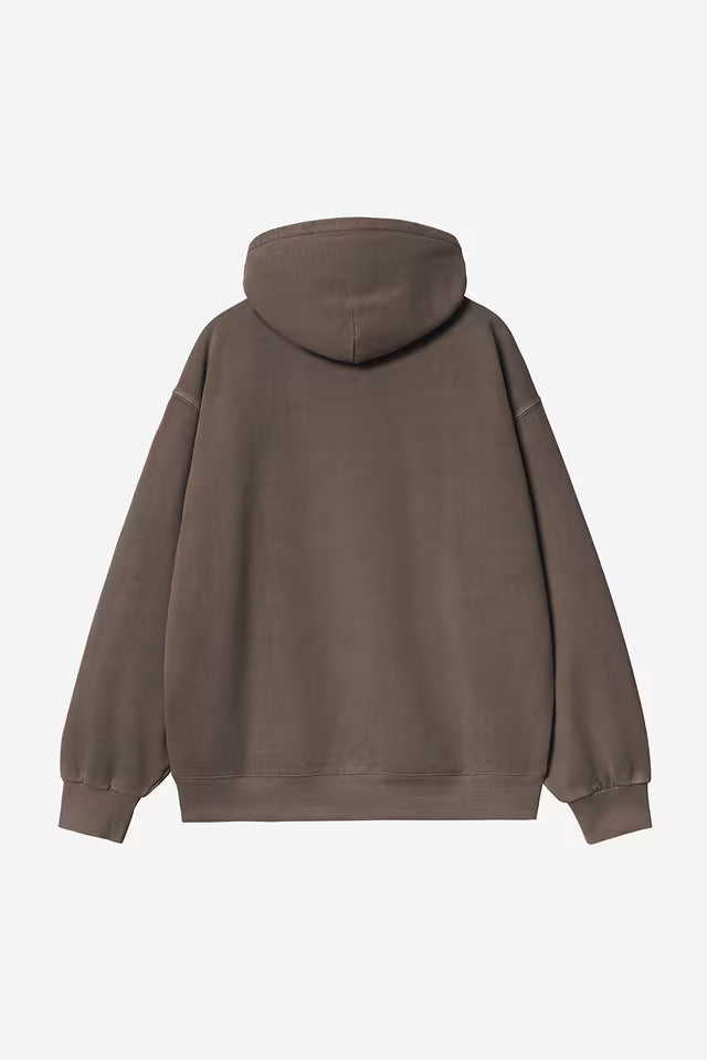 Carhartt WIP Hooded Vista Sweatshirt Tobacco Garment Dyed