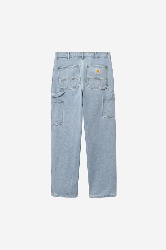 Carhartt WIP Single Knee Pant Blue Heavy Worn Bleached
