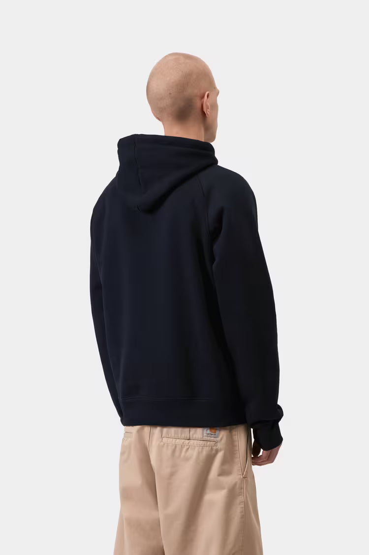 Carhartt WIP Hooded Chase Sweatshirt Dark Navy/Gold
