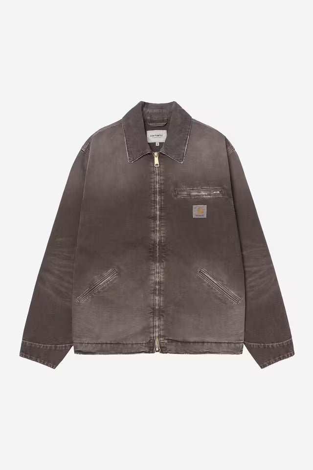 Carhartt WIP OG Detroit Jacket Hamilton Tobacco Destroy Wash
