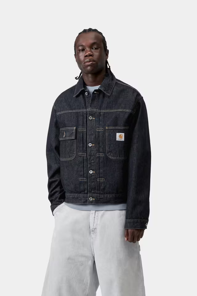Carhartt WIP Belmar Denim Jacket Blue Rinsed