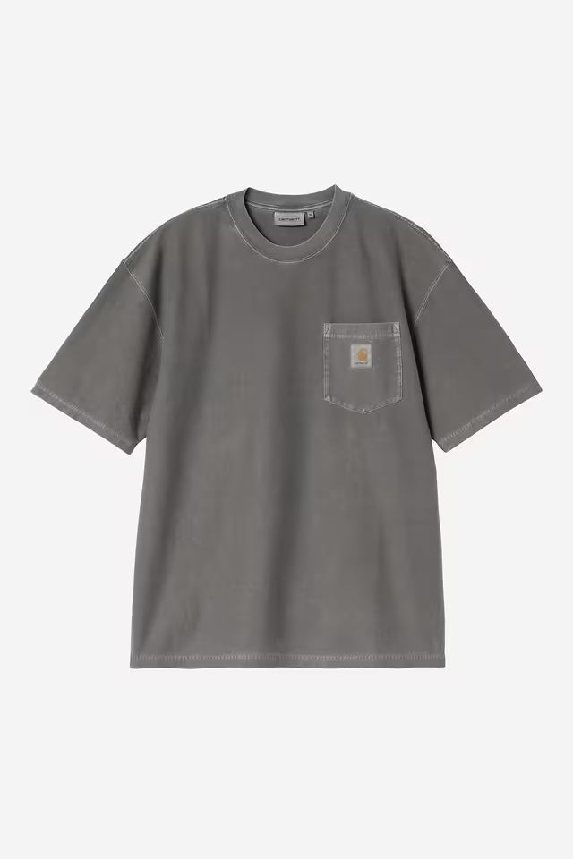 Carharrt WIP S/S Loose Pocket T-Shirt Black Garment Dyed