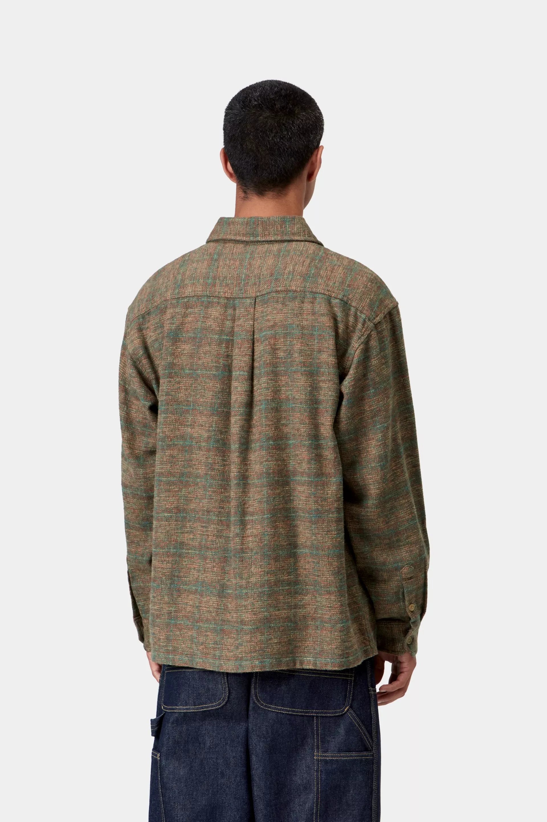Carhartt WIP Bagley Check Shirt Hamilton Brown