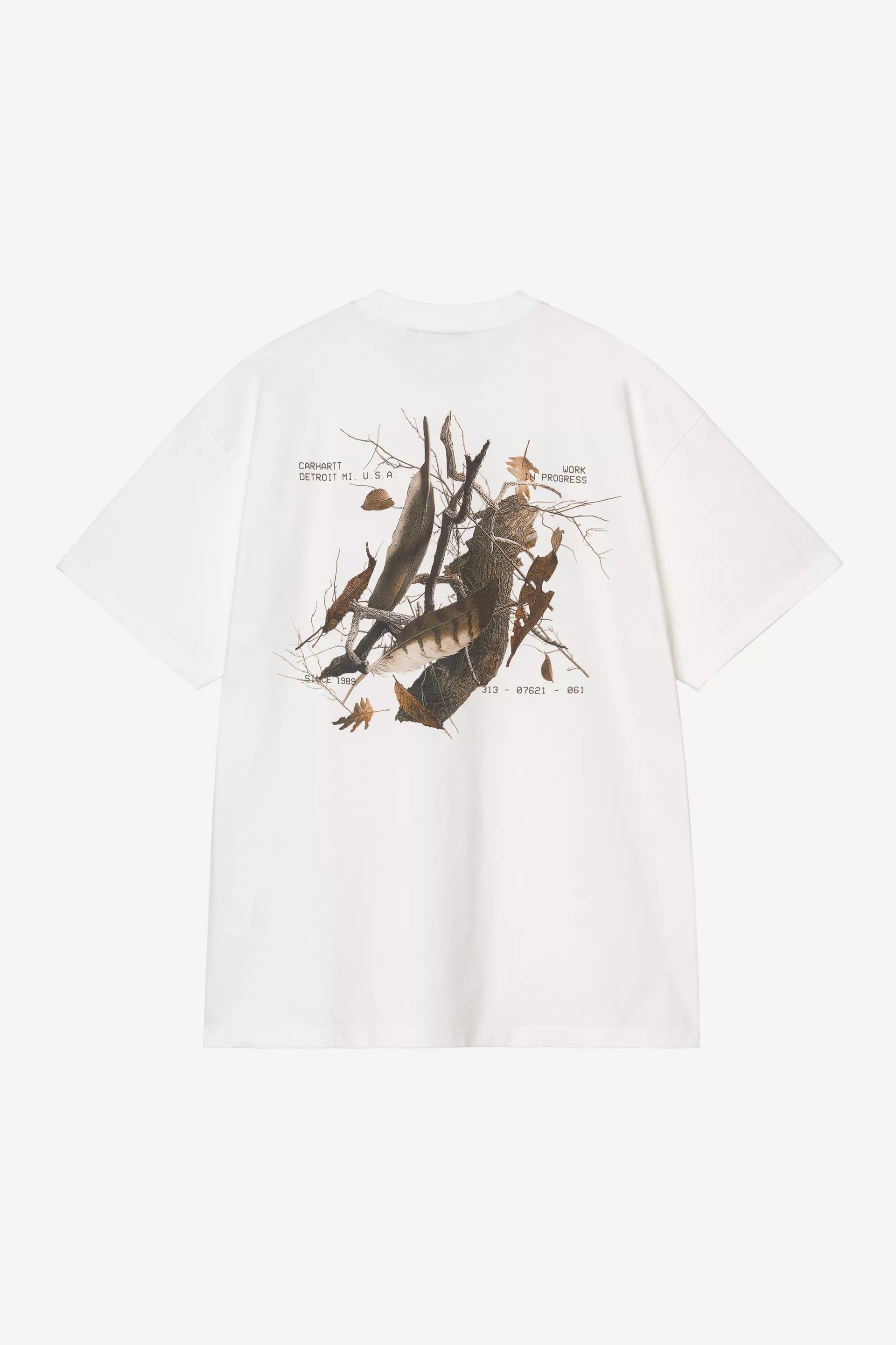 Carhartt WIP S/S Feather Progress T-Shirt White