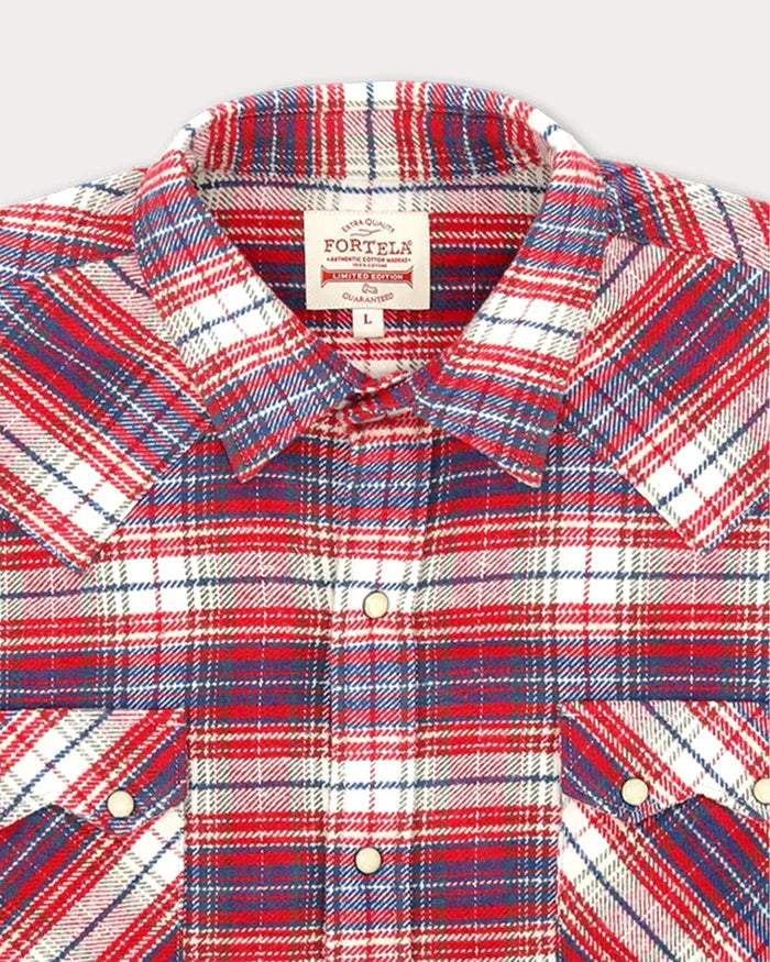Fortela Josh Texan Flannel Shirt Check 1