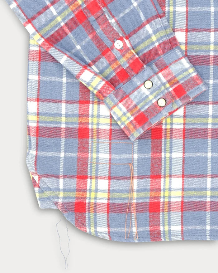 Fortela Josh Texan Check Shirt Red/Grey