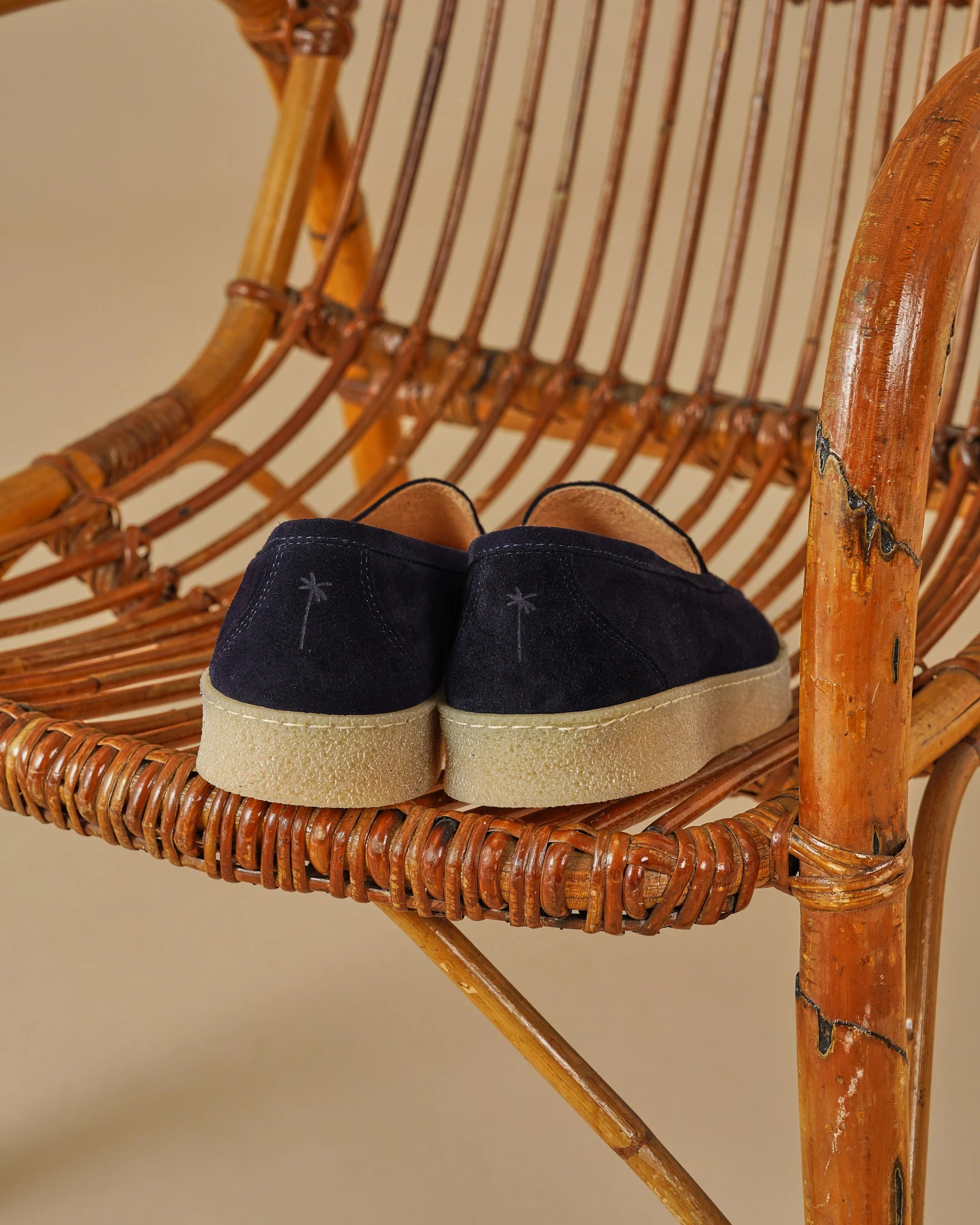 Manebì Suede Traveler Loafers Hamptons Patriot Blue