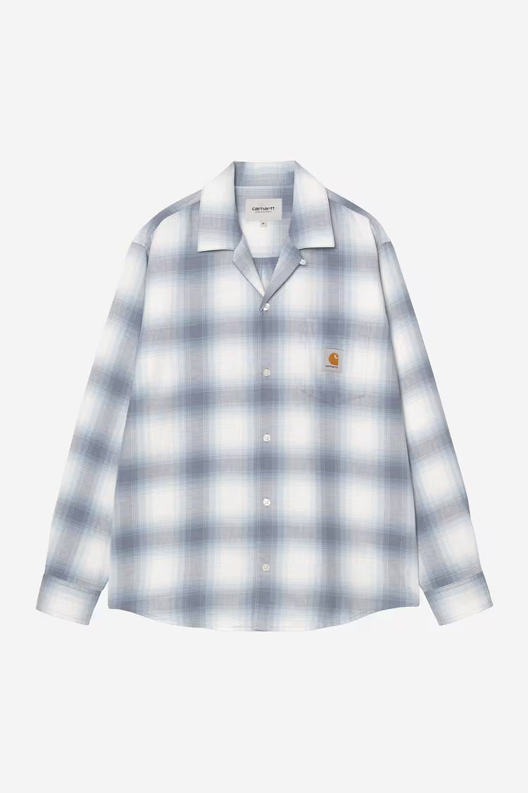 Carhartt WIP L/S Tyers Shirt Shady Blue