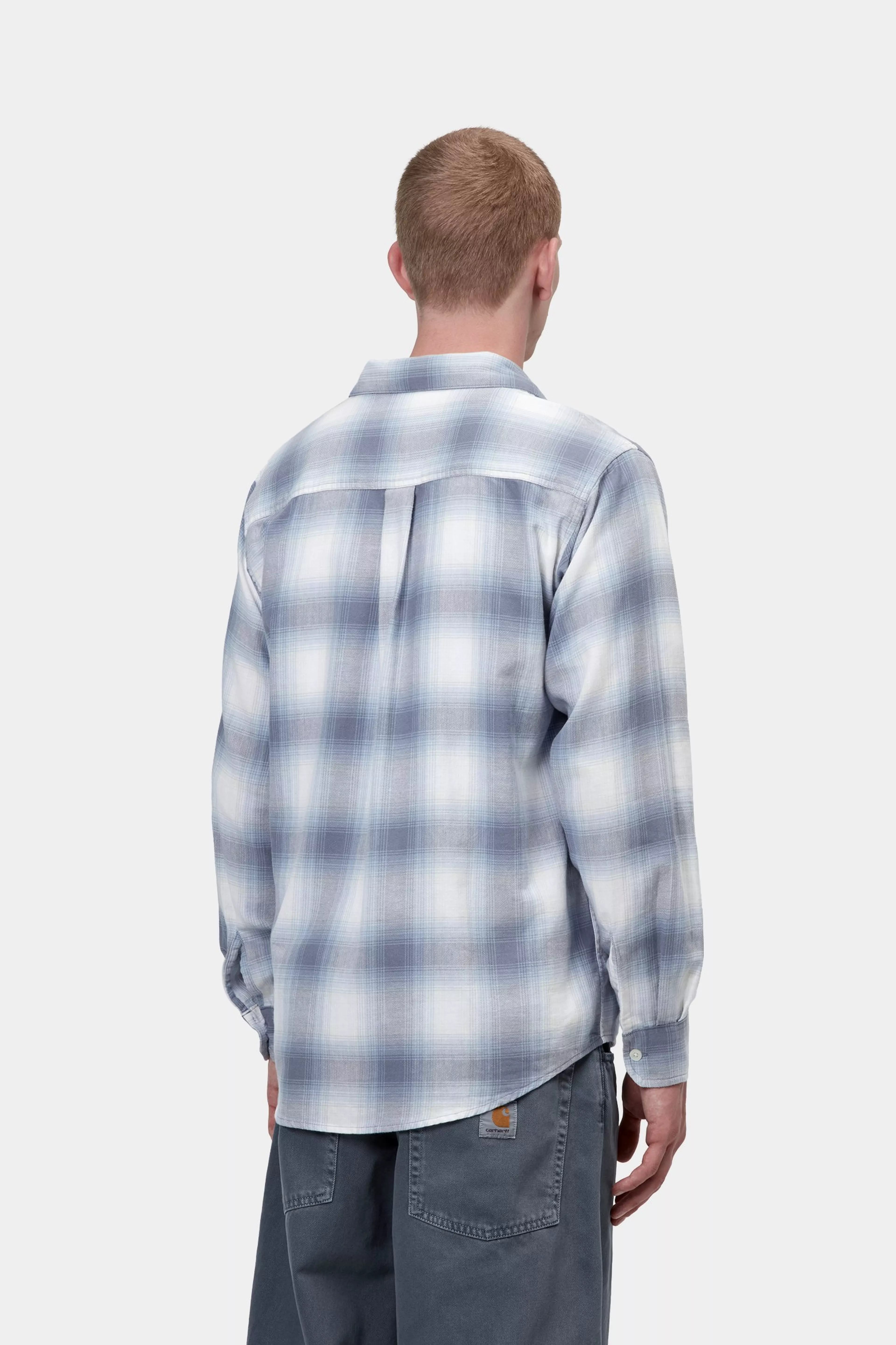 Carhartt WIP L/S Tyers Shirt Shady Blue