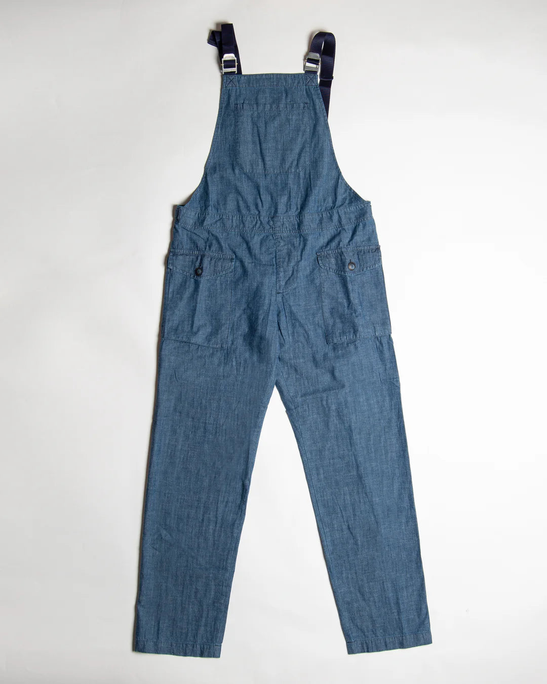 Panama Route Manny22 Salopette Chambray Chiaro