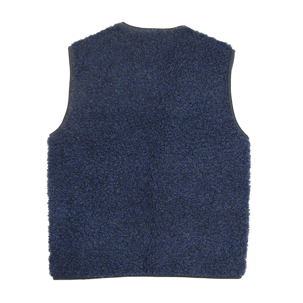 Coldbreaker Wool Vest Pepitko Dark Blue