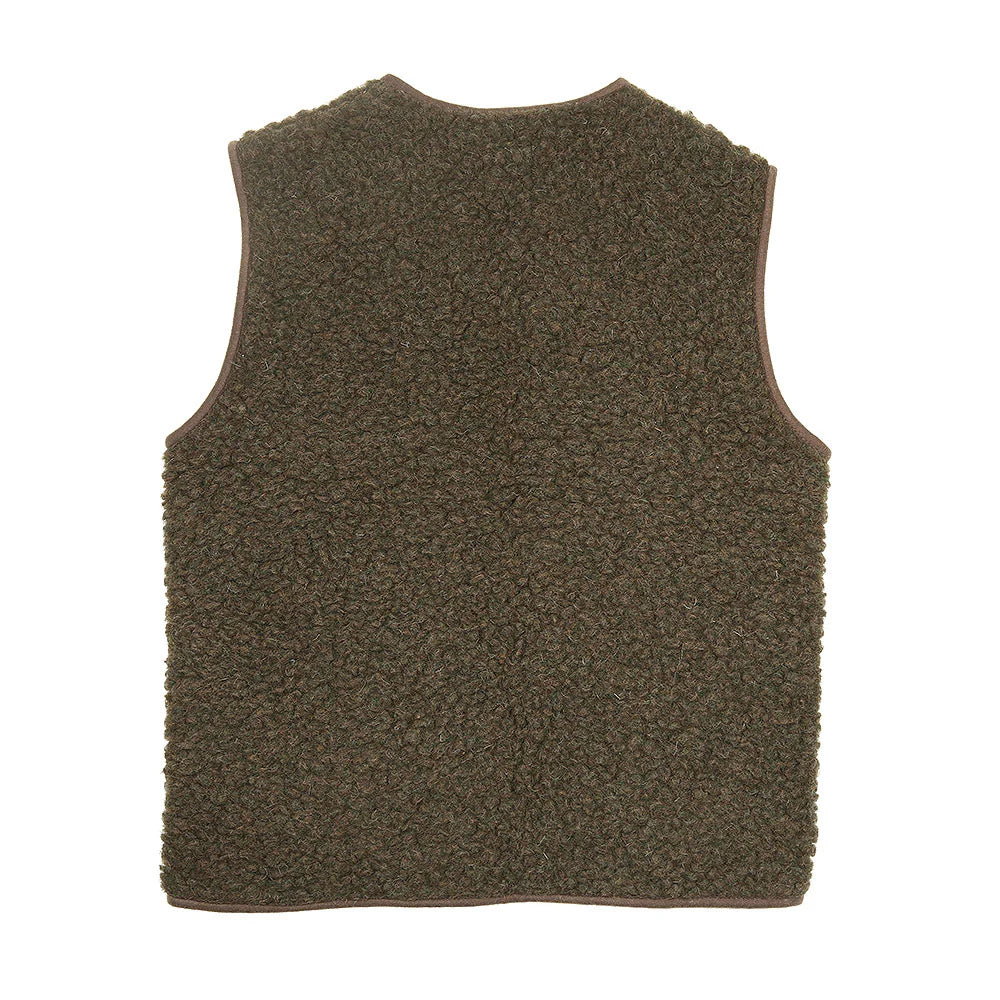 Coldbreaker Wool Vest Pepitko Kahki